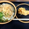 たかもり - うどん（温・中）税込370円＋鶏天130円