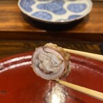 なかむら - 赤烏賊は味噌もゲソも中に入って