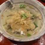 なかむら - かき揚げ投入