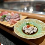 しほう田 - おまかせお造り（鱈の白子）