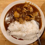 もつ焼き 肉の佐藤 - 料理写真:2023年11月　もつカレー+チャーシュー　550+110円（ランチメニュー）