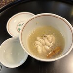 日本料理 新茶家 - もっちり白子にねっとり唐墨を蕪のみぞれで
