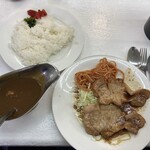 ボーイズカレー - カレー付きしょうが焼き