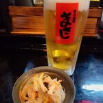 Masashi - アサヒ生ビール（中）＆付出し