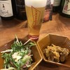 創作居酒屋タベルナコッタ - 生ビール・バドワイザー（700円）、ちょい呑みセット（+600円）