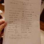 なん天 - メニュー