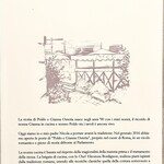 Poldo e Gianna Osteria - 店の来歴が記されていました