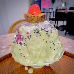 Toroimosemmontemmokka - とろ芋ピスタチオ。本当にゴージャスなケーキのような複雑濃厚で贅沢な一杯