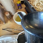 手打蕎麦 たなぼた庵 - 蕎麦湯