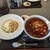 レストラン三宝 - 料理写真:全とろ麻婆麺（大辛）+半チャーハン。