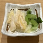 とんかつ勝 - 漬物