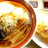 ラーメン食堂泰 - お得セットの笑福らーめん羽根つき餃子　1150円