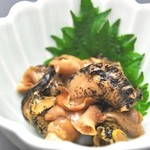 いくら丼 旨い魚と肴 北の幸 釧路港 - 【つぶ貝のやわらか煮】730円　釧路近海産を柔らかく煮つけました。