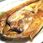 いくら丼 旨い魚と肴 北の幸 釧路港 - 【ほっけの一夜干し】2,900円
北海道の焼き魚の代表です。食べ応えあり。