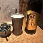 山田の鰻 - ビール600円