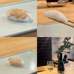 Sushi To Sake Nakaniwa - 赤海老、赤イカ、つぶ貝、国産ワイン