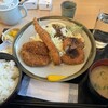 とんかつくら島 - エビヒレカツ定食