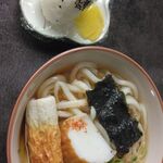 Teuchi Udom Minami - おにぎり　かやくうどん