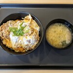 Matsunoya - ロースかつ丼（味噌汁付）630円