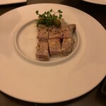 肉×ワインビュッフェ Bistro CinqCes - パテドカンパーニュ（食べかけ）