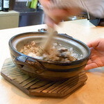 京口町　てるい - 土鍋ご飯はお給仕してもらいました♪　お茶碗２杯分☆