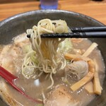 にぼしらーめん88 - ストレート細麺