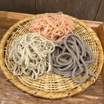 Teuchi Soba Raichou - 三色蕎麦-海老•せいろ•田舎-