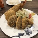 七條 - スペシャルミックスフライ＋カキフライ