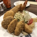 七條 - スペシャルミックスフライ＋カキフライ（アップ２）