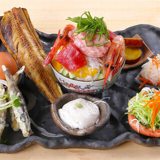 Lunch menu where you can enjoy Yuba and Seafood ♪♪