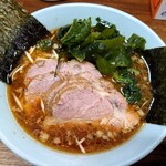 ラーメンショップ 椿 - 2023年12月　ねぎつけチャーシューメン+わかめ　1300+110円