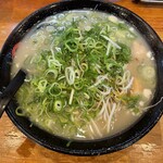 一力 - ラーメン（上から）