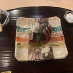 ぎんざ 一二岐 - ■強肴　 鰹藁焼き　
      ランチ懐石コース　10,395円（税込み）