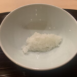 ぎんざ 一二岐 - ■食事　蒸らす前のごはん
      ランチ懐石コース　10,395円（税込み）