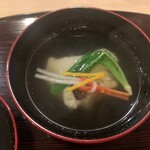 ぎんざ 一二岐 - ■御椀　
      ランチ懐石コース　10,395円（税込み）