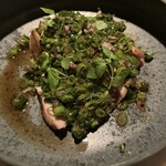 炭火焼鳥コクレ - もものタタキの美味しいの