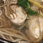 Ishiusubiki Soba Ishiduki - 牡蠣南蛮蕎麦