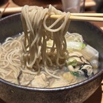 石臼挽きそば 石月 - お蕎麦の茹で時間が、もう少し短いと良くなりそう