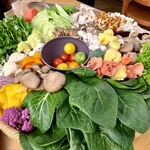 OKU - アグー豚と季節のいろどり野菜のしゃぶしゃぶコース