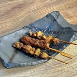 麺屋 蘭 - 焼鳥盛り合わせ