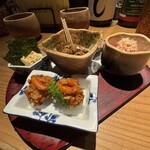 三軒茶屋 - 酒のあて5種盛り