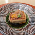 SHARI東銀座 - 雲丹乗せ胡麻豆腐のグリル