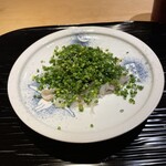 富小路 やま岸 - 河豚の白子ポン酢