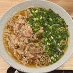 あぼす - 和牛肉そば(温)②