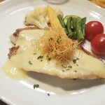 キッチン ブルー グローブ - 反対側から、キャベツのブルーテソースはタップリ！