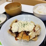 魚沼食堂 - タルタルチキン南蛮定食(1,180円)