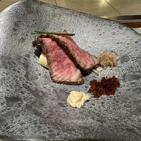 ステーキ懐石都 春日 - ローストビーフ
