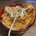 麺屋 雪風 - ミニ豚丼アップ