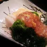 祇園 なん波 - あん肝豆腐土佐酢ジュレ