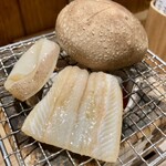 しんのすけ - 炭焼き_ひいか、穴子、しいたけ